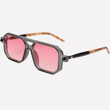 Aviator Sunglasses – Unisex, Square Frame & UV400 Protection
