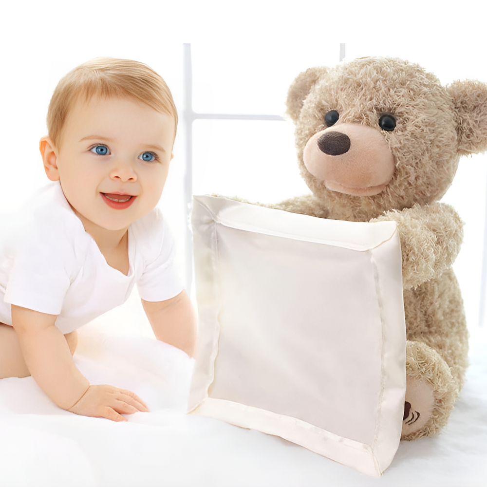 Davy Interactive Plush Teddy Bear Toy for Toddlers | Unisex Soft Cuddly Companion