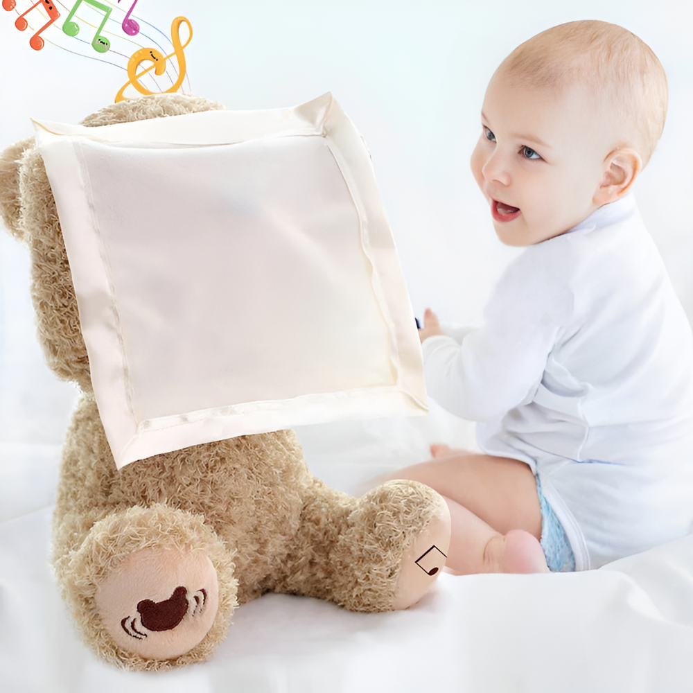 Davy Interactive Plush Teddy Bear Toy for Toddlers | Unisex Soft Cuddly Companion
