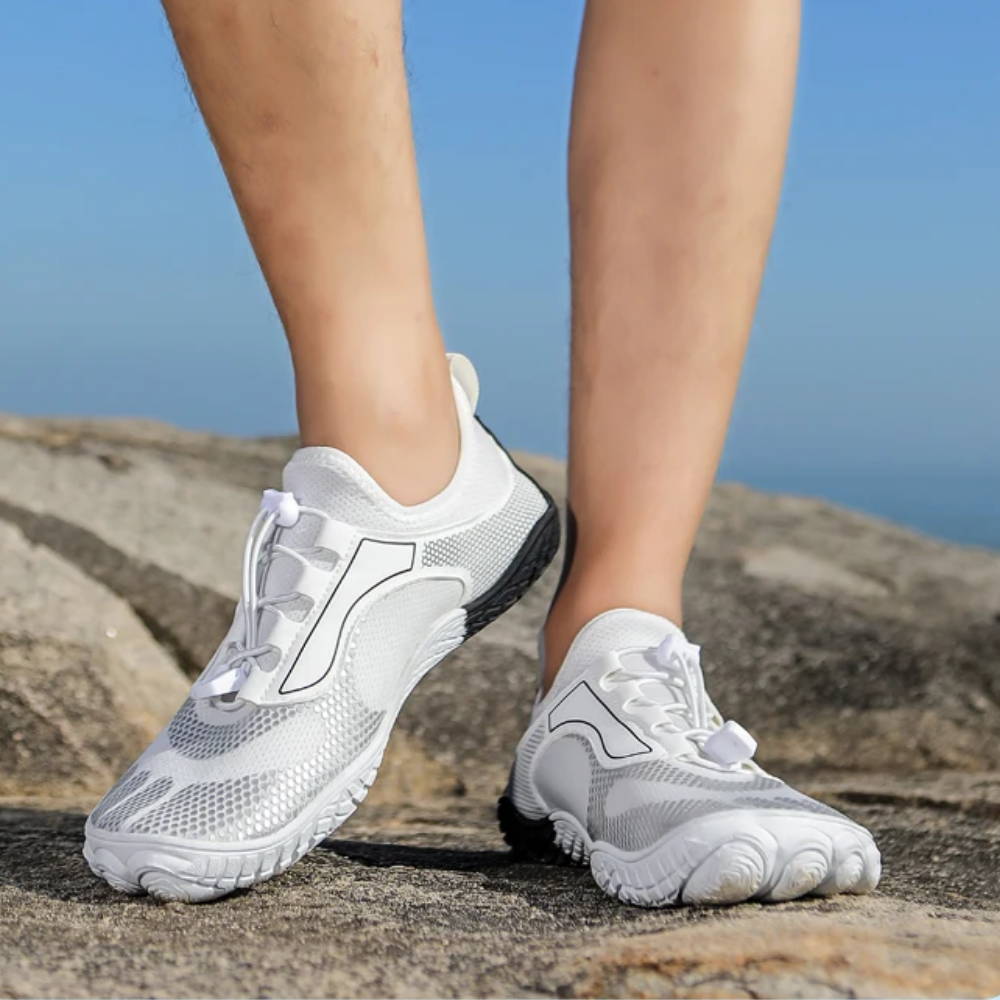 Unisex Quick-Dry Lace Water Shoes - Lightweight, Breathable, Slip-Resistant Aquatic Footwear