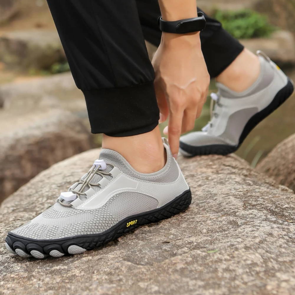 Unisex Quick-Dry Lace Water Shoes - Lightweight, Breathable, Slip-Resistant Aquatic Footwear