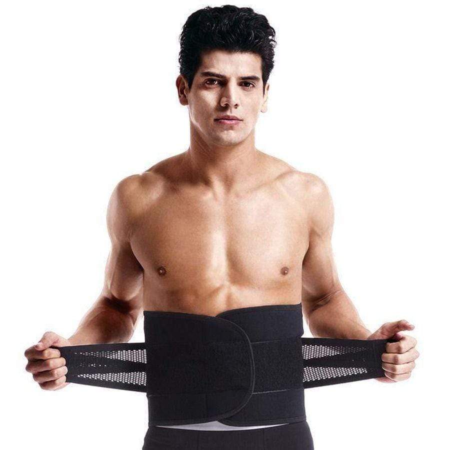 Davy Men's Waist Trainer - Slimming Sweat Belt for Effective Belly Fat Burn & Enhanced Workout Performance