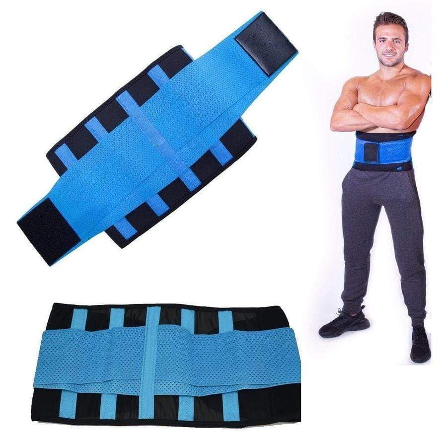 Davy Men's Waist Trainer - Slimming Sweat Belt for Effective Belly Fat Burn & Enhanced Workout Performance