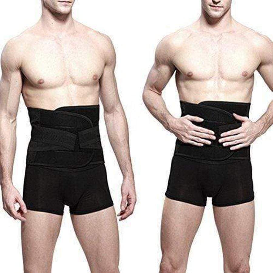 Davy Men's Waist Trainer - Slimming Sweat Belt for Effective Belly Fat Burn & Enhanced Workout Performance