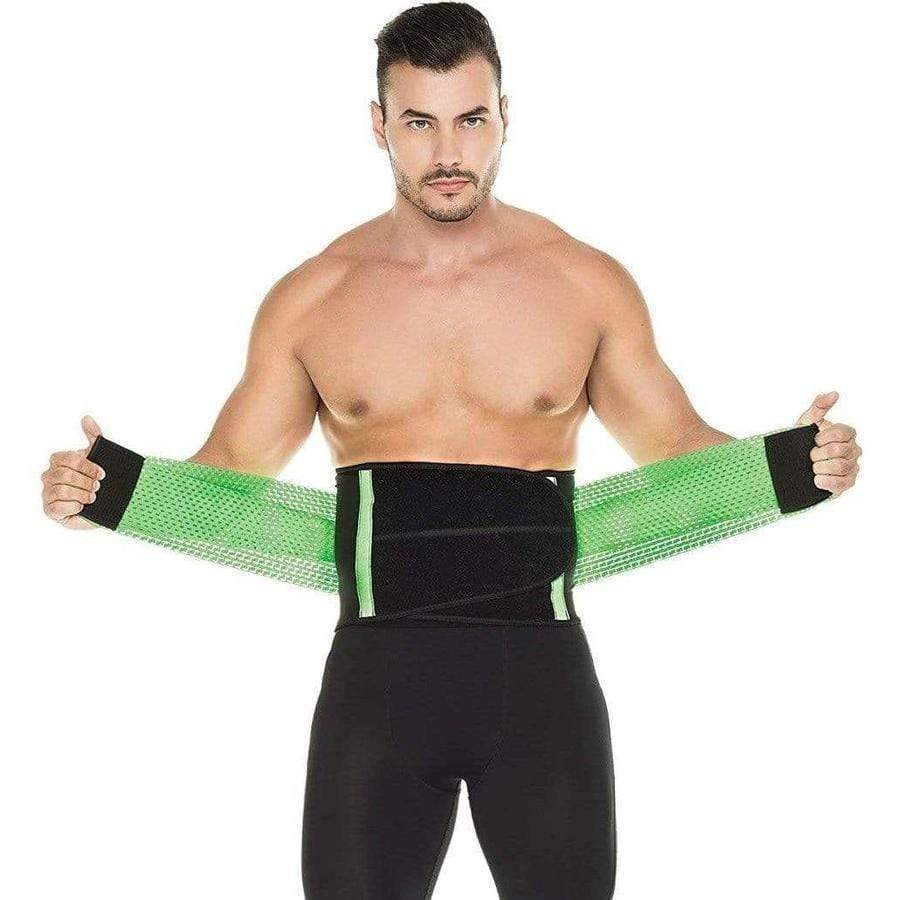 Davy Men's Waist Trainer - Slimming Sweat Belt for Effective Belly Fat Burn & Enhanced Workout Performance