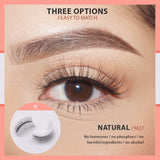 Waterproof Self-Adhesive Eyelashes by Davy | Reusable & Easy to Apply for All-Day Wear