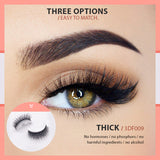 Waterproof Self-Adhesive Eyelashes by Davy | Reusable & Easy to Apply for All-Day Wear