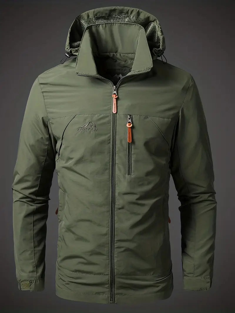 Davy Men's Waterproof & Windproof Outdoor Jacket - Versatile All-Activity Gear for Hiking, Camping & More