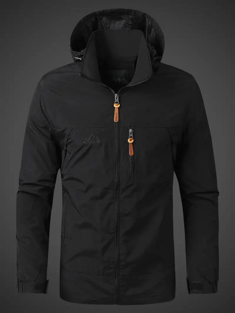 Davy Men's Waterproof & Windproof Outdoor Jacket - Versatile All-Activity Gear for Hiking, Camping & More
