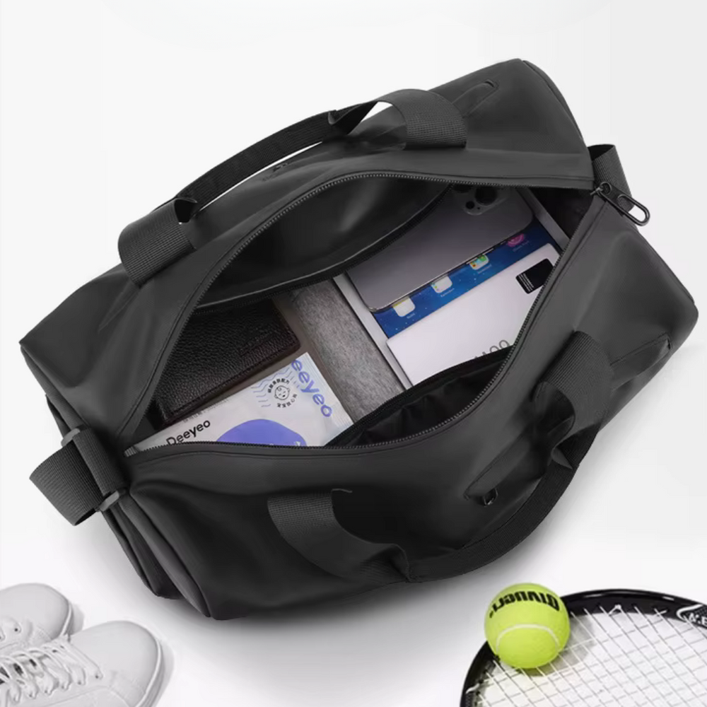 Davy FlexBag Pro | Waterproof Sports Bag with Dedicated Shoe Compartment - Ideal for Gym, Travel & Outdoor Activities