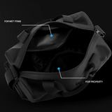 Davy FlexBag Pro | Waterproof Sports Bag with Dedicated Shoe Compartment - Ideal for Gym, Travel & Outdoor Activities