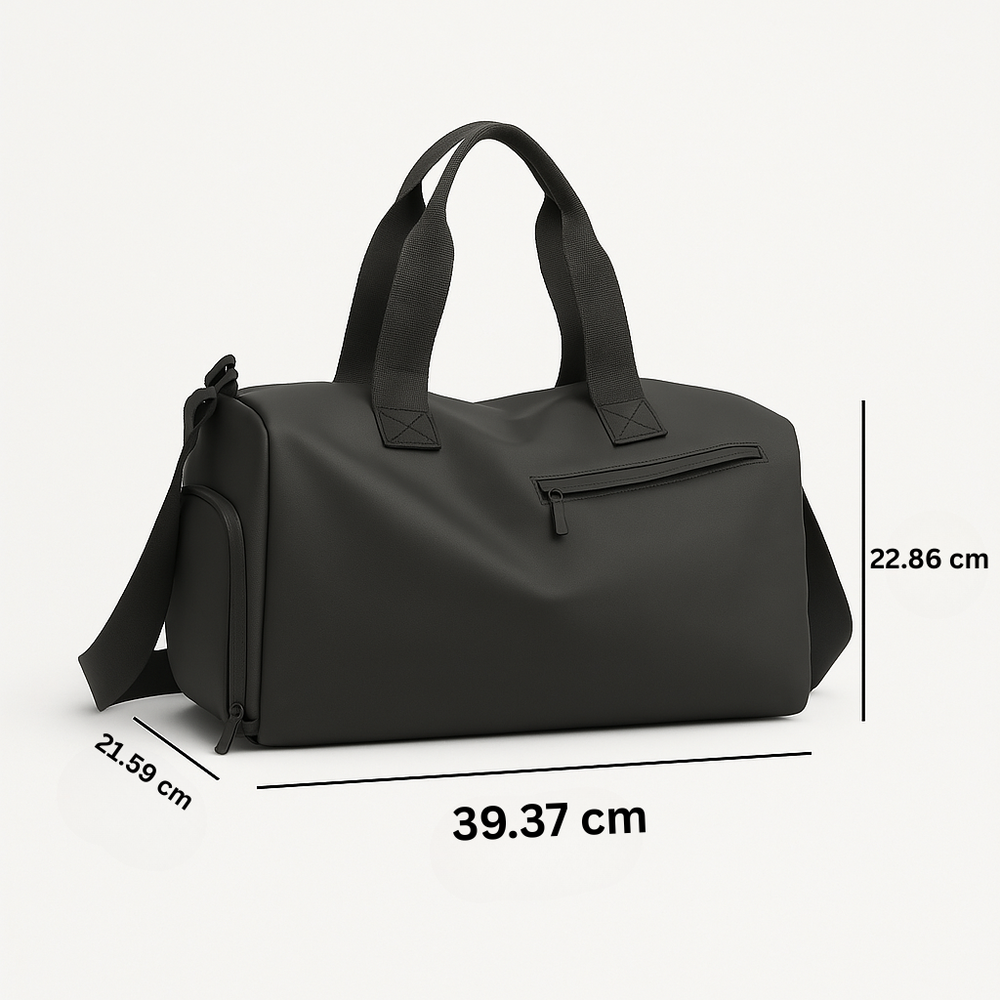 Davy FlexBag Pro | Waterproof Sports Bag with Dedicated Shoe Compartment - Ideal for Gym, Travel & Outdoor Activities