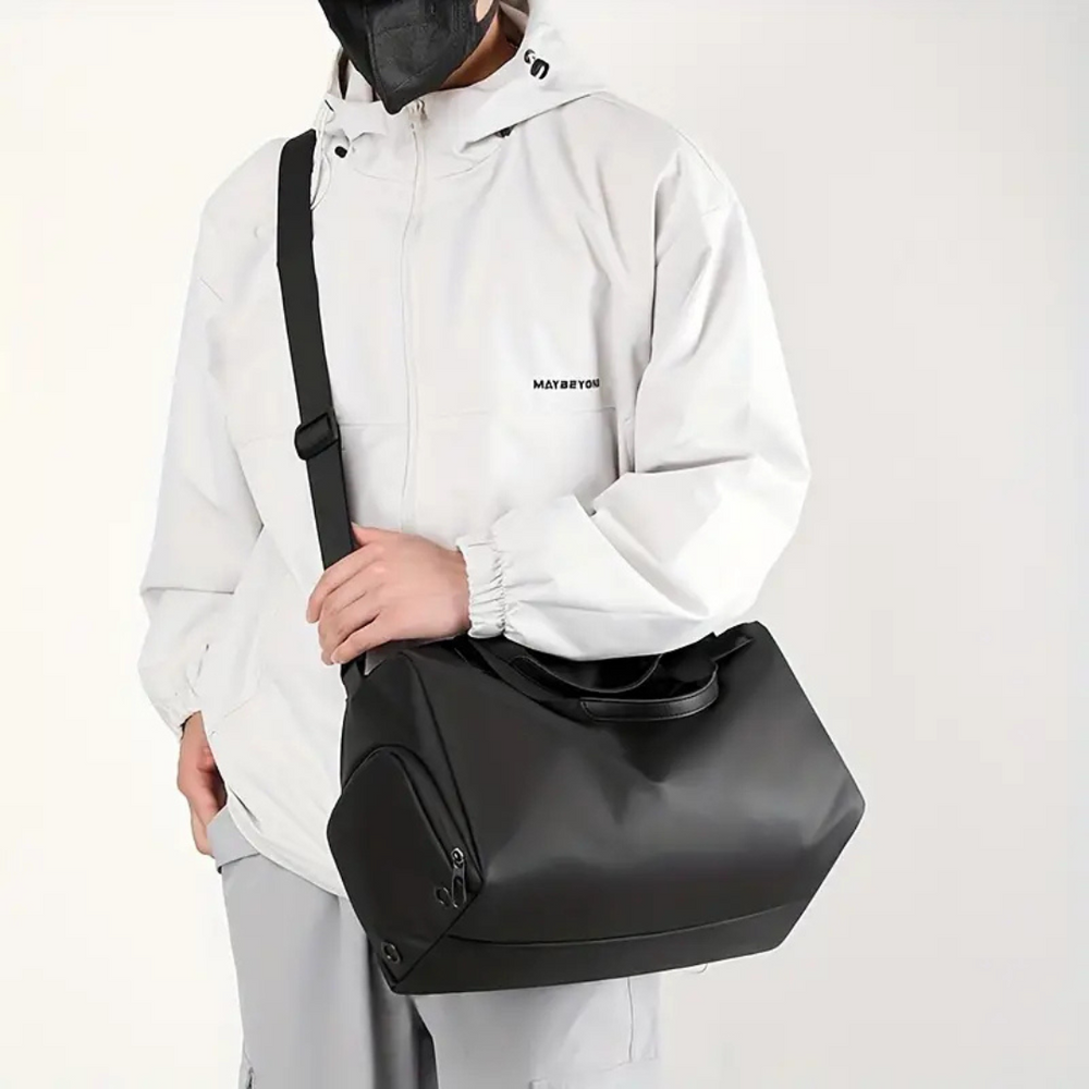 Davy FlexBag Pro | Waterproof Sports Bag with Dedicated Shoe Compartment - Ideal for Gym, Travel & Outdoor Activities