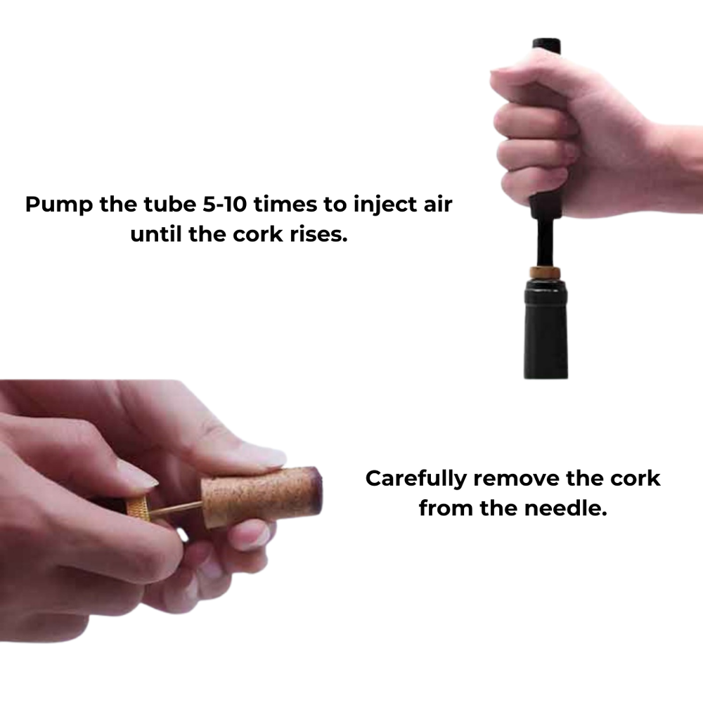 Enhanced Product Title: Davy WineLuxe Air Pressure Wine Opener – Premium Stainless Steel, Ergonomic Design for Effortless Cork Removal 

This optimized title includes relevant keywords while highlighting the product's premium features, making it more appe