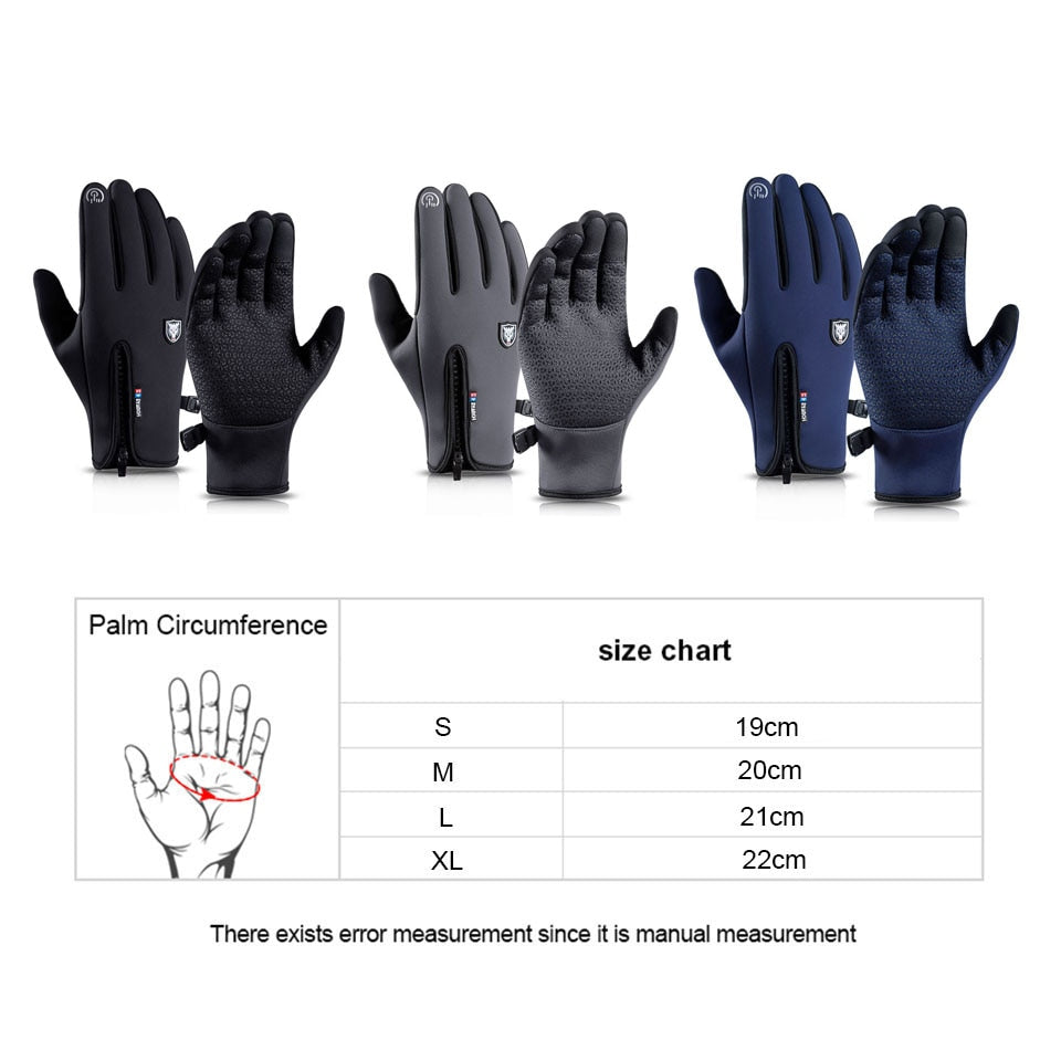 Davy Waterproof Thermal Winter Gloves with Touchscreen Capability - Ultimate Cold Weather Protection