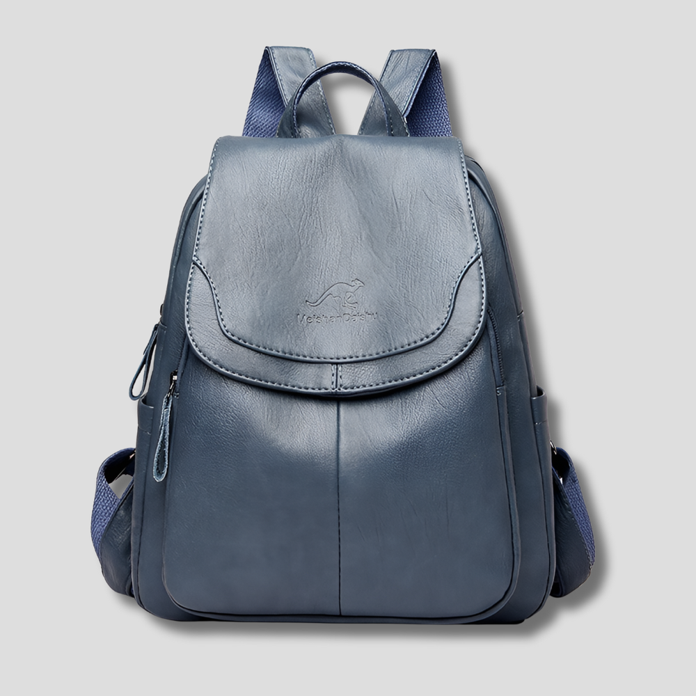 Davy Women's Anti-Theft Backpack with Stylish Embossed Detail | Secure & Fashionable Travel Bag