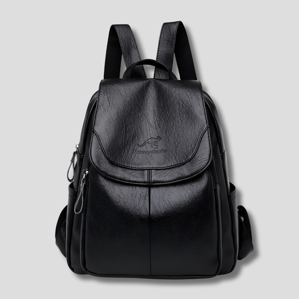 Davy Women's Anti-Theft Backpack with Stylish Embossed Detail | Secure & Fashionable Travel Bag