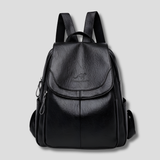 Davy Women's Anti-Theft Backpack with Stylish Embossed Detail | Secure & Fashionable Travel Bag