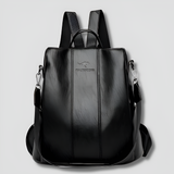 Davy Women's Anti-Theft Leather Backpack | Secure Concealed Zippers | Stylish & Functional Design