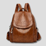 Enhanced Product Title: "Davy Women's Anti-Theft Leather Backpack - Stylish Embossed Design for Secure Travel" 

This title includes keywords that potential buyers might search for, while also emphasizing the product's unique features and benefits.