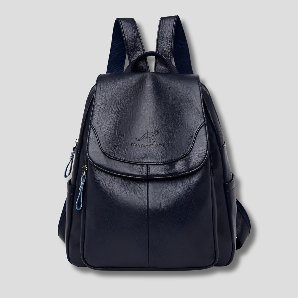 Enhanced Product Title: "Davy Women's Anti-Theft Leather Backpack - Stylish Embossed Design for Secure Travel" 

This title includes keywords that potential buyers might search for, while also emphasizing the product's unique features and benefits.