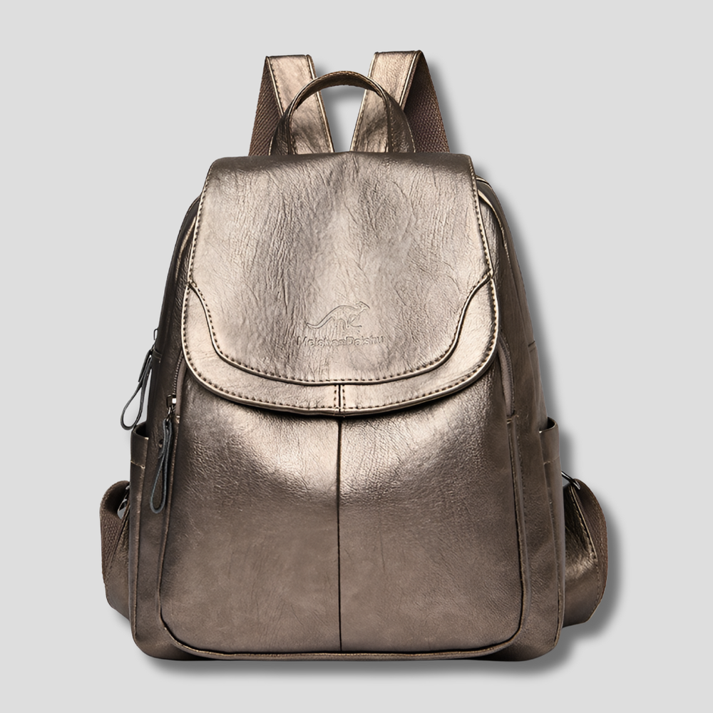 Enhanced Product Title: "Davy Women's Anti-Theft Leather Backpack - Stylish Embossed Design for Secure Travel" 

This title includes keywords that potential buyers might search for, while also emphasizing the product's unique features and benefits.