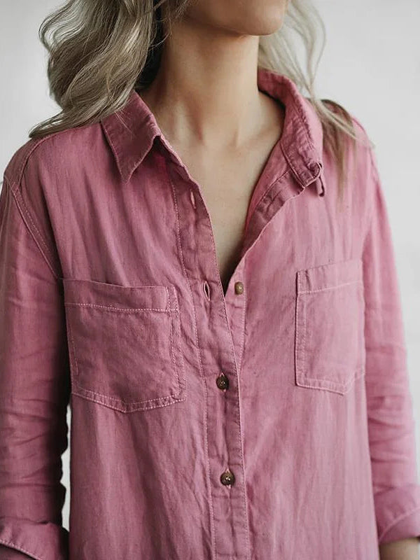 Women's Relaxed Fit Linen Jumpsuit with Pockets - Lightweight & Breathable Summer Outfit