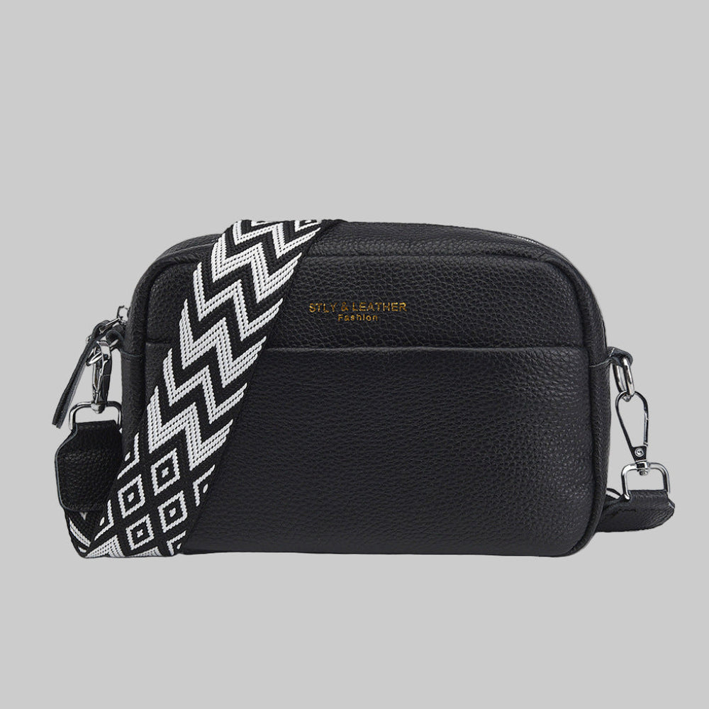 Davy Women's Geometric Strap Camera Crossbody Bag - Stylish & Functional