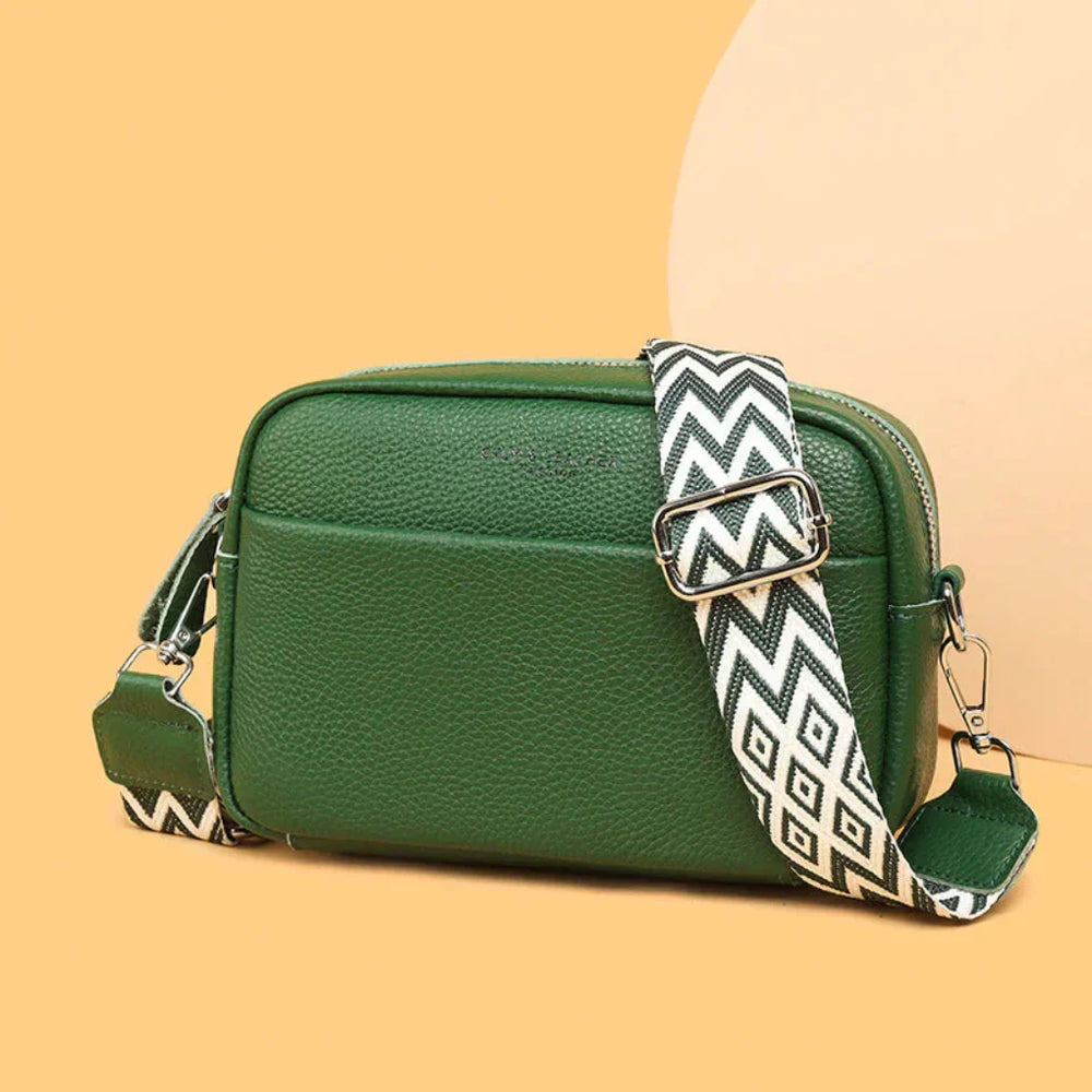 Davy Women's Geometric Strap Camera Crossbody Bag - Stylish & Functional