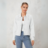 Women's Classic Denim Jacket - Everyday Essential for Casual Style
