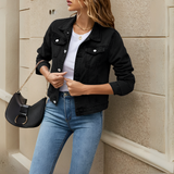 Women's Classic Denim Jacket - Everyday Essential for Casual Style