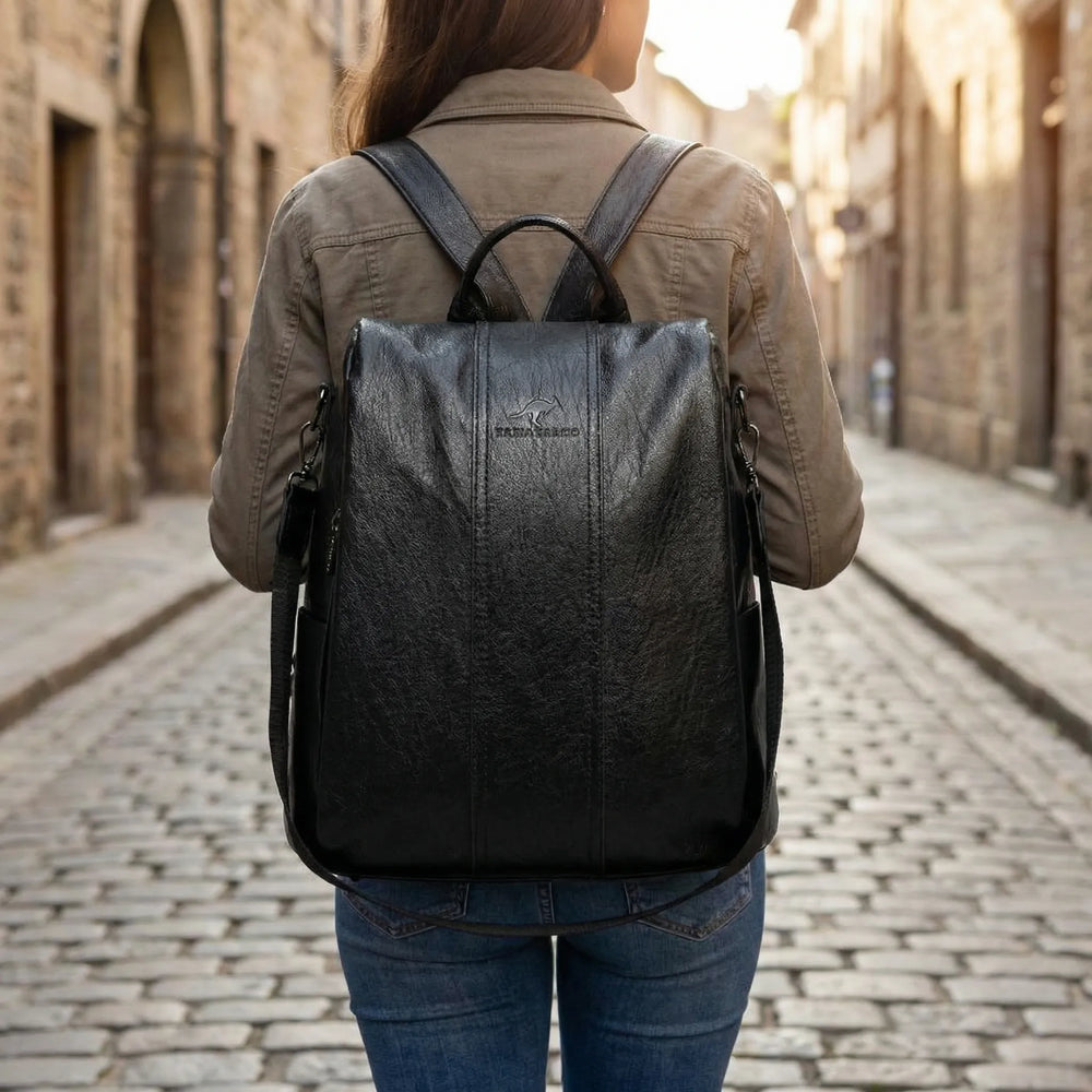 Davy Women's Convertible Anti-Theft Backpack - Stylish & Secure Travel Bag