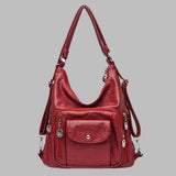 Davy Women's Convertible Backpack Tote Bag - Stylish & Versatile Travel Accessory