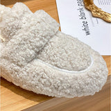 Women's Cozy Plush Loafer Slippers - Soft, Warm & Comfortable Indoor Footwear