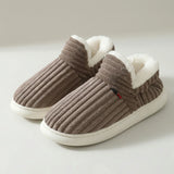 Women's Cozy Ribbed Indoor Slippers - Soft, Warm, Non-Slip House Shoes for Ultimate Comfort