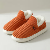 Women's Cozy Ribbed Indoor Slippers - Soft, Warm, Non-Slip House Shoes for Ultimate Comfort