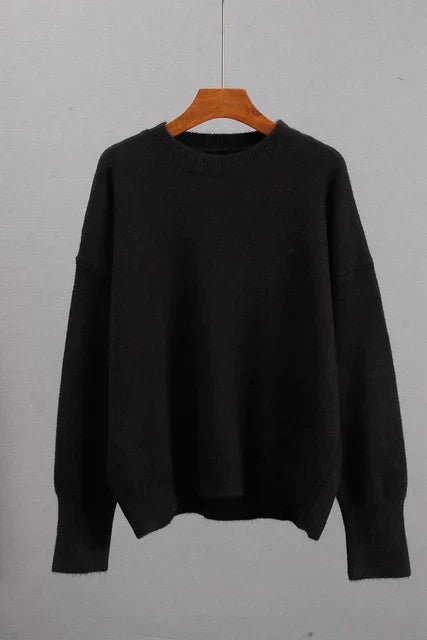 Premium Luxury Cashmere Crew Neck Sweater for Men/Women - Soft, Cozy, and Stylish Knitwear