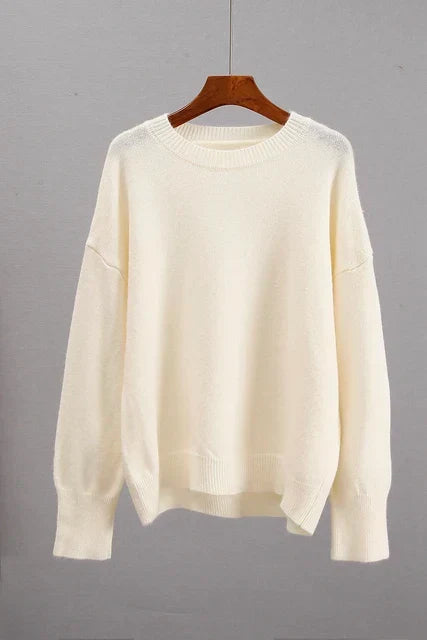 Premium Luxury Cashmere Crew Neck Sweater for Men/Women - Soft, Cozy, and Stylish Knitwear