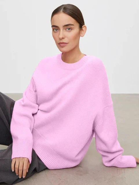 Premium Luxury Cashmere Crew Neck Sweater for Men/Women - Soft, Cozy, and Stylish Knitwear