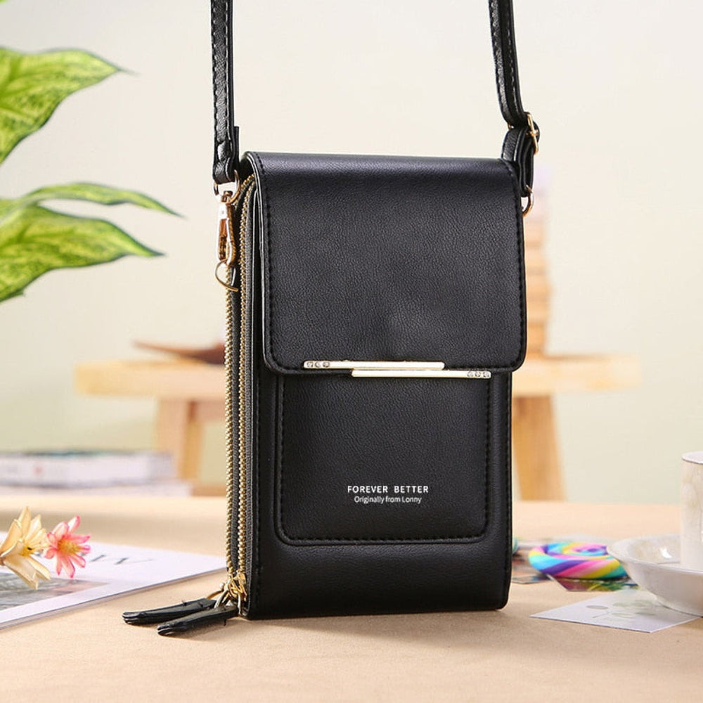 Stylish Davy Women's Crossbody Phone Bag with Touchscreen Pocket - Perfect for On-the-Go Convenience
