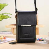 Stylish Davy Women's Crossbody Phone Bag with Touchscreen Pocket - Perfect for On-the-Go Convenience