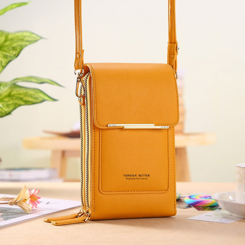 Stylish Davy Women's Crossbody Phone Bag with Touchscreen Pocket - Perfect for On-the-Go Convenience