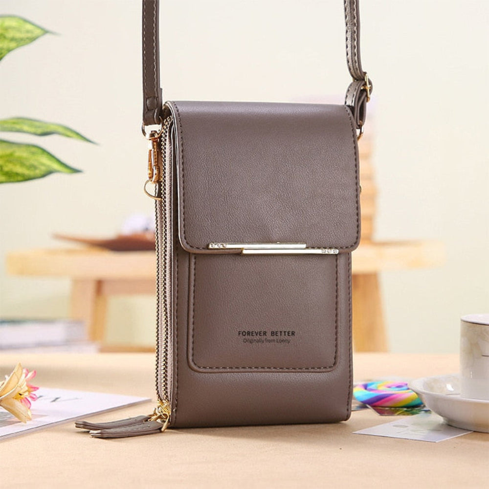 Stylish Davy Women's Crossbody Phone Bag with Touchscreen Pocket - Perfect for On-the-Go Convenience