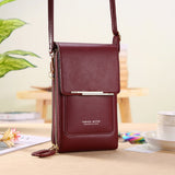 Stylish Davy Women's Crossbody Phone Bag with Touchscreen Pocket - Perfect for On-the-Go Convenience