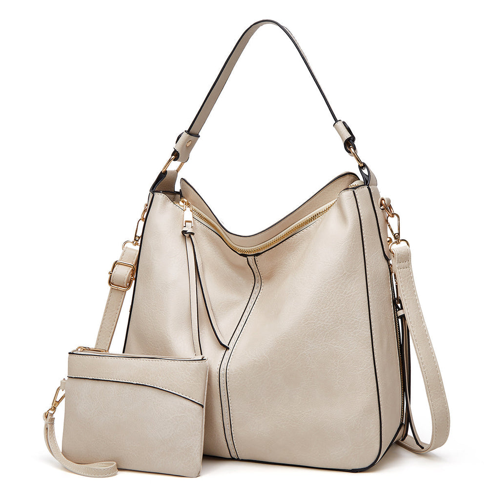 Davy Women's Hobo Shoulder Bag with Stylish Zipper Accent - Chic & Versatile Handbag for Everyday Use