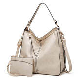 Davy Women's Hobo Shoulder Bag with Stylish Zipper Accent - Chic & Versatile Handbag for Everyday Use