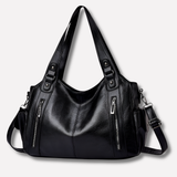 Davy Women's Hobo Shoulder Bag - Stylish & Functional with Zipper Pockets for Everyday Use