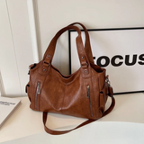 Davy Women's Hobo Shoulder Bag - Stylish & Functional with Zipper Pockets for Everyday Use