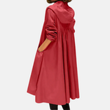 Women's Water-Repellent Hooded Trench Coat - Stylish & Functional Outerwear for All Weather