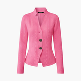 Optimized Product Title: **Women's Textured Cable Knit Blazer - Stylish & Cozy Outerwear for Every Occasion**